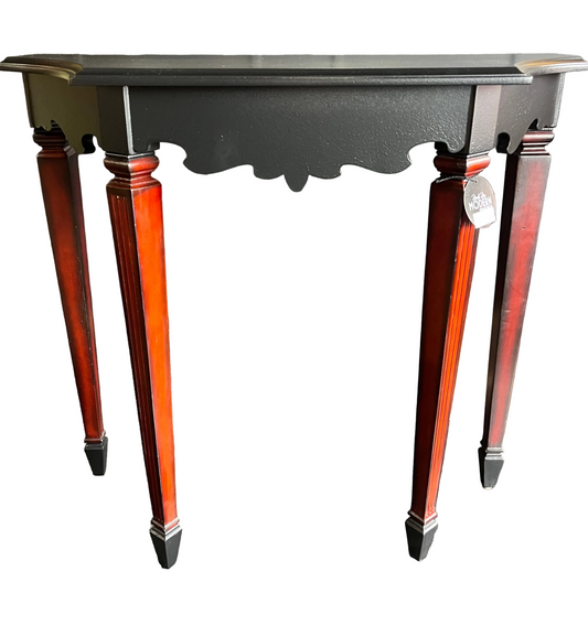 Small Entry Table with Black top and Feet