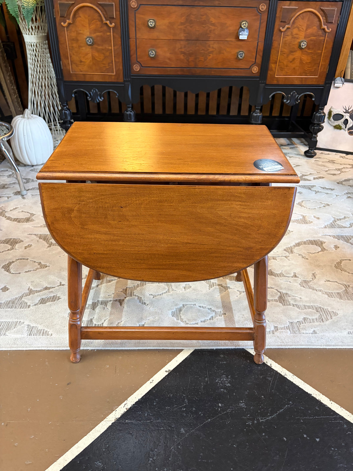 Cottage Style Folding Side Table