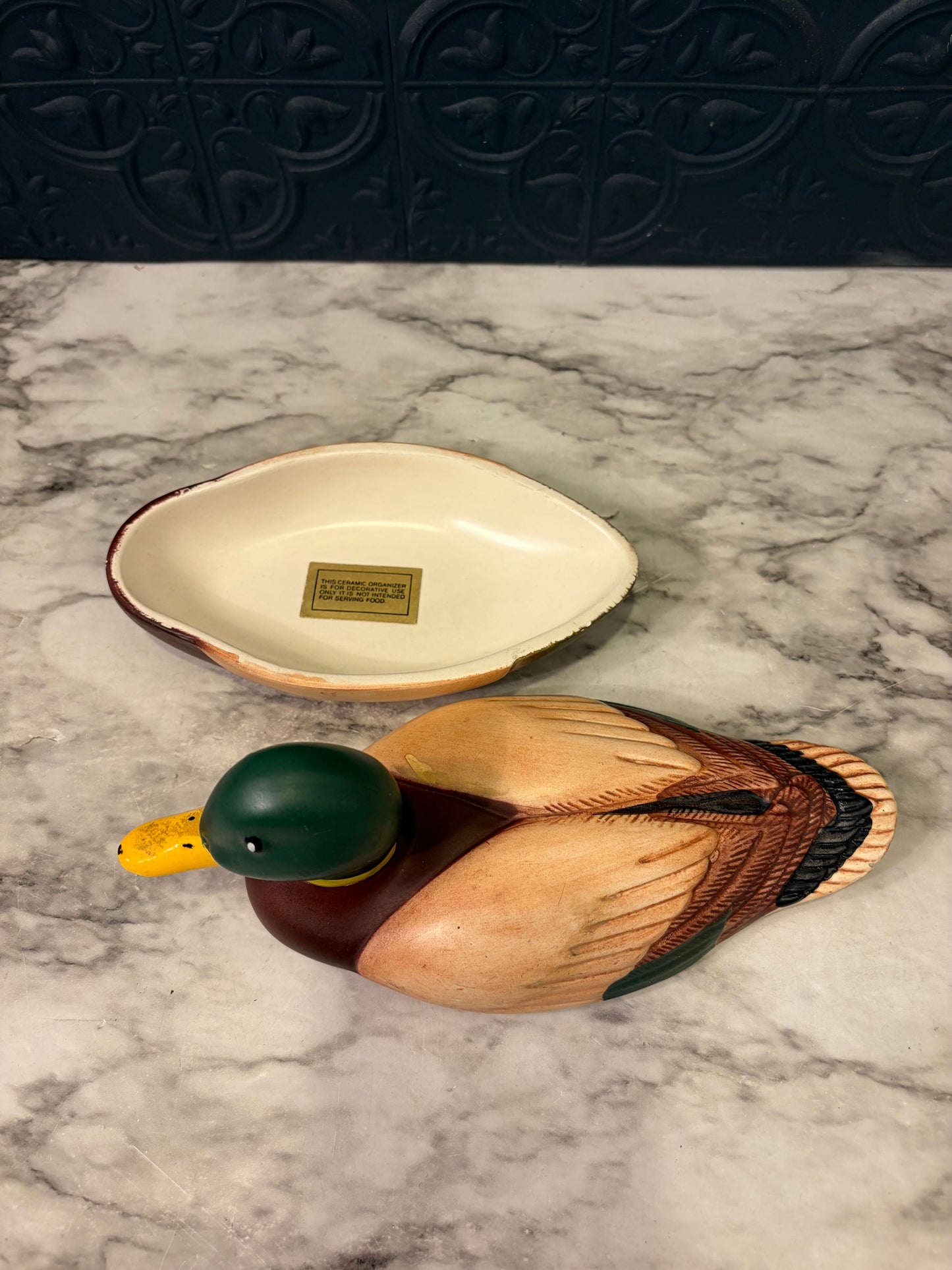 Avon Duck Trinket Dish