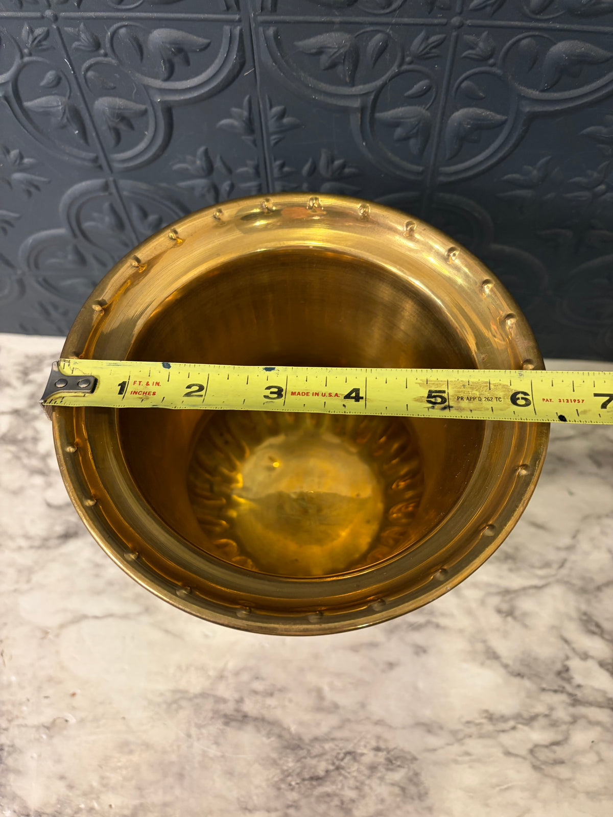 7.5" Brass Champagne Bucket
