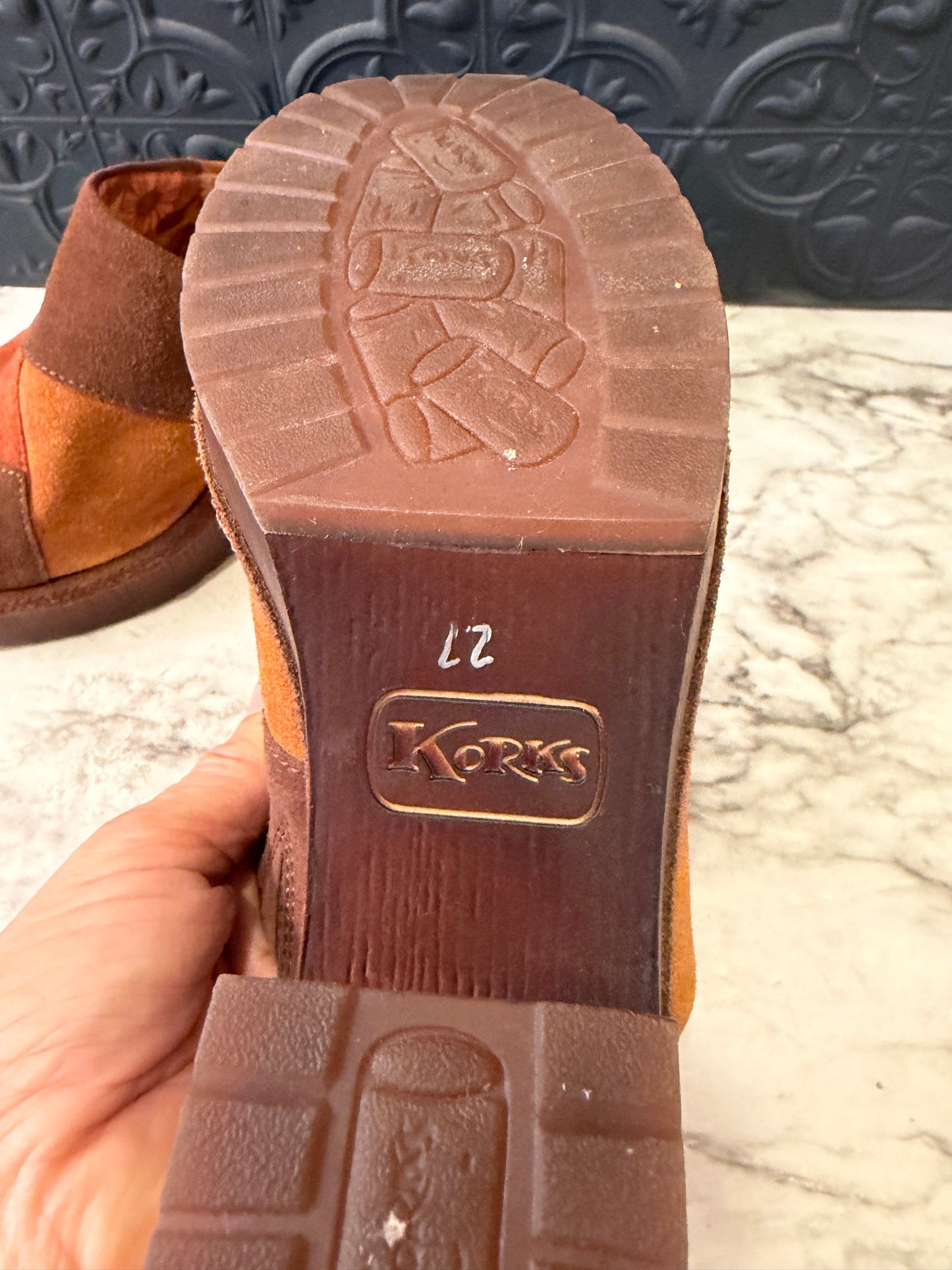 Korks Patchwork Platform Shoes