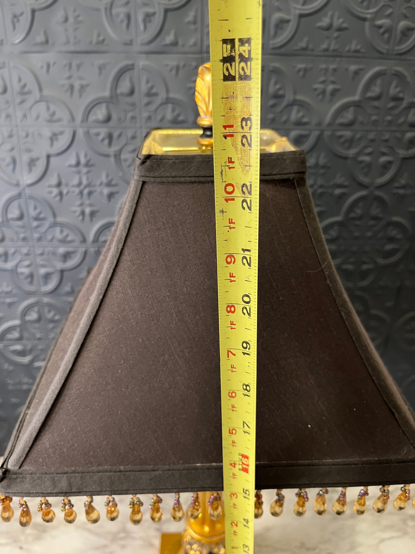 Black and Gold Lamp AS IS