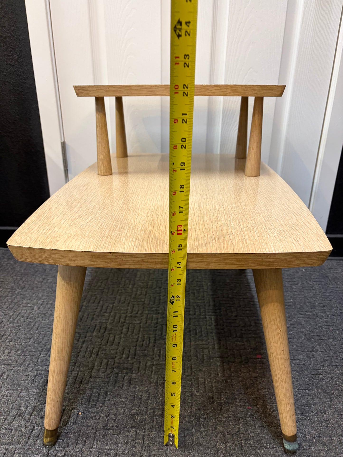 Blonde Two Tier Table