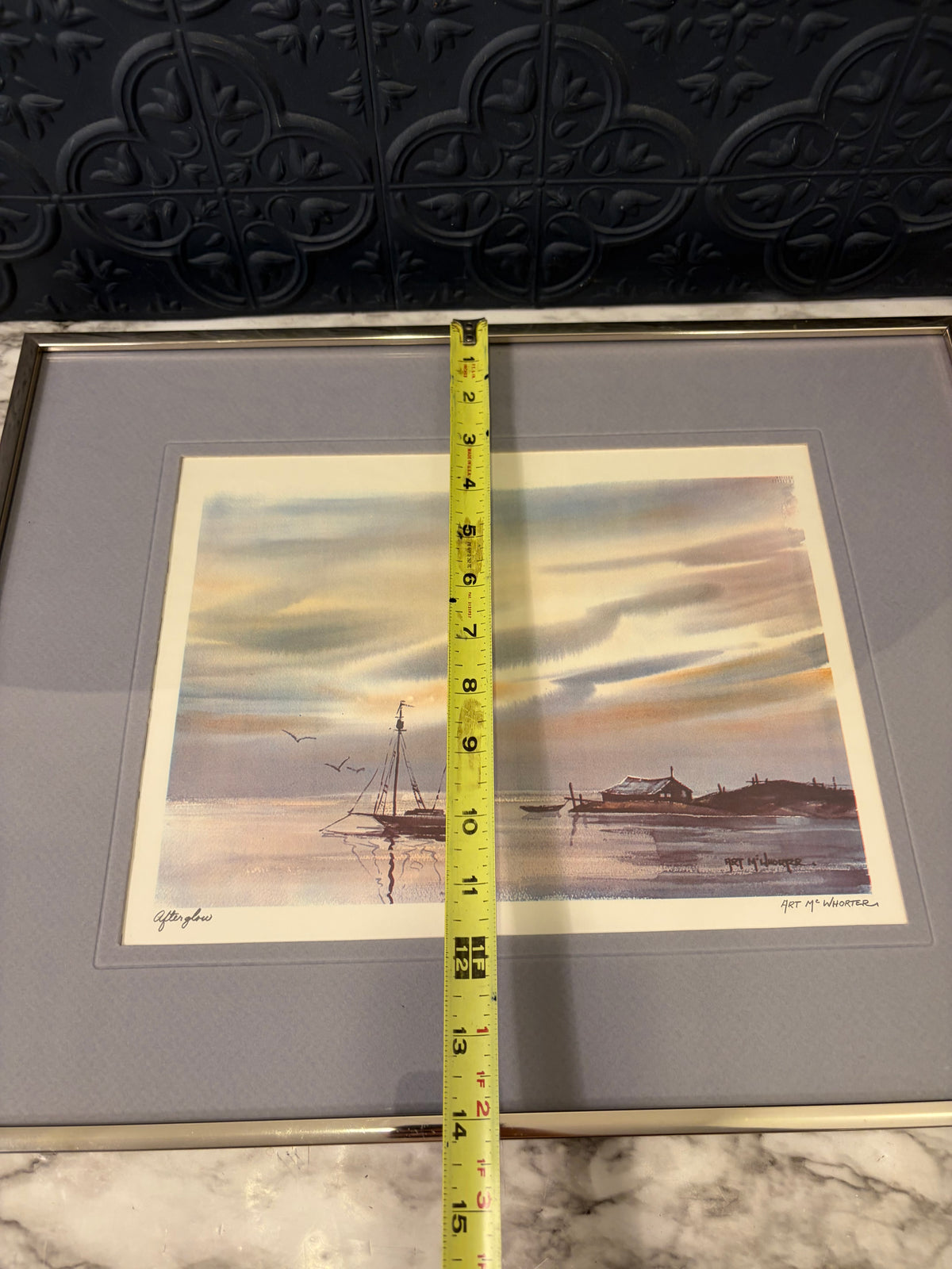Framed Print of "Afterglow” by Arthur McWhorter