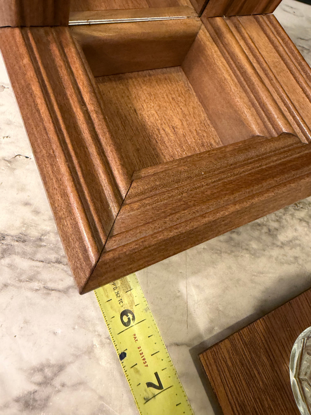 Set of 2 Wood Sconce/Planter shelf