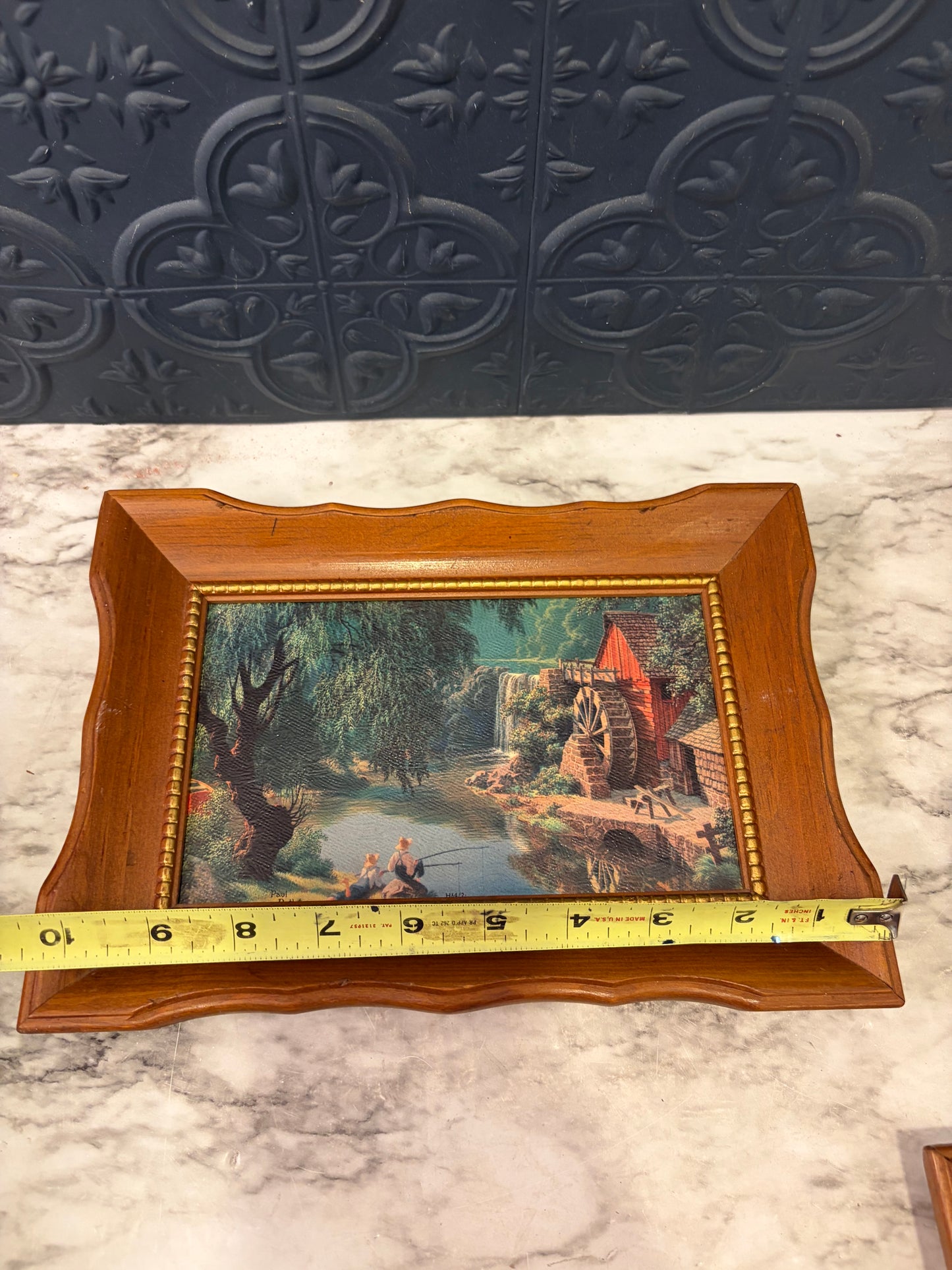 The Good Ol Days Textured Print Framed