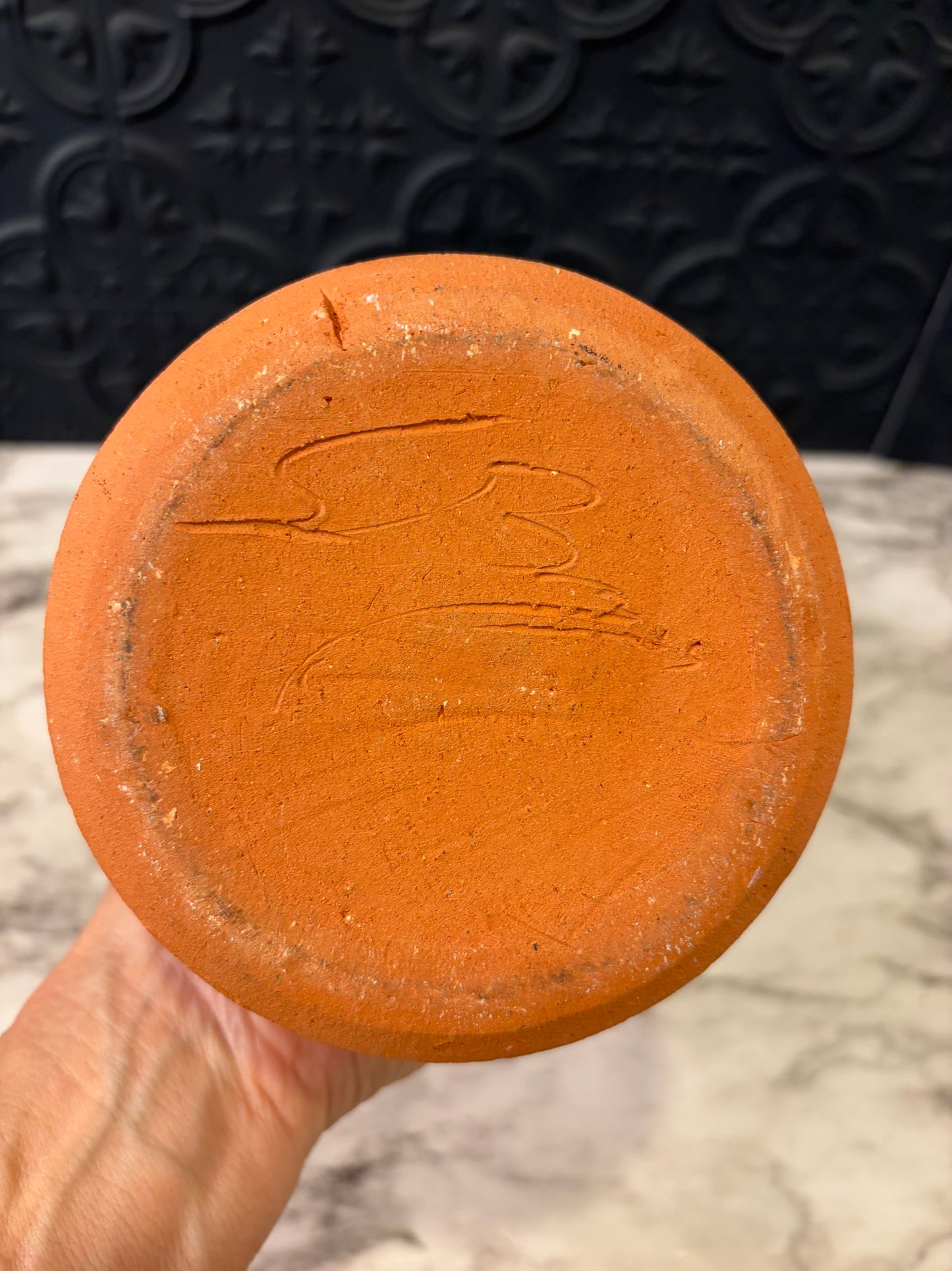 Studio Pottery Stoneware Canister Vase
