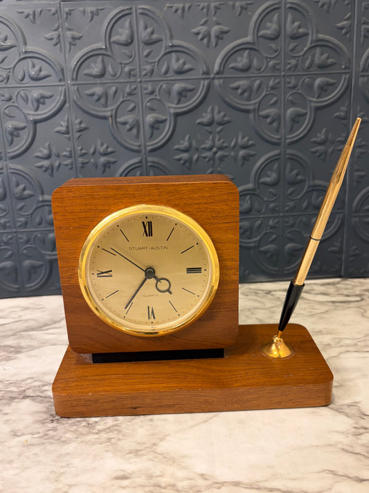 Stuart-Austin Clock and Pen Set