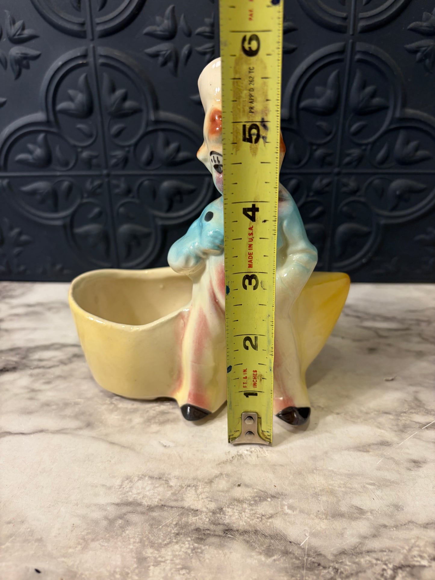 Dutch Boy with Yellow Shoe Planter