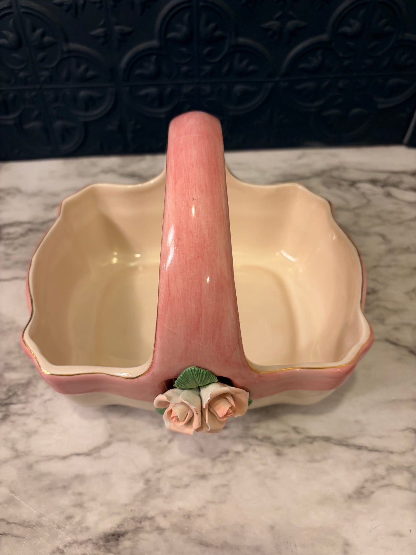 Pink and Cream Teleflora Basket