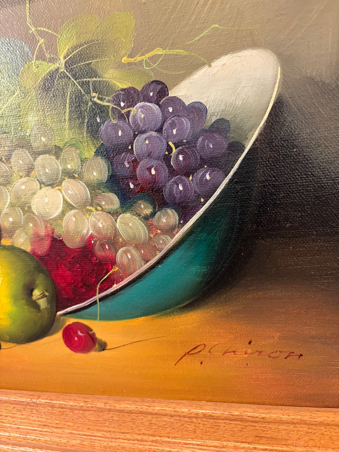 Sill Life with Cherries by P Chiron