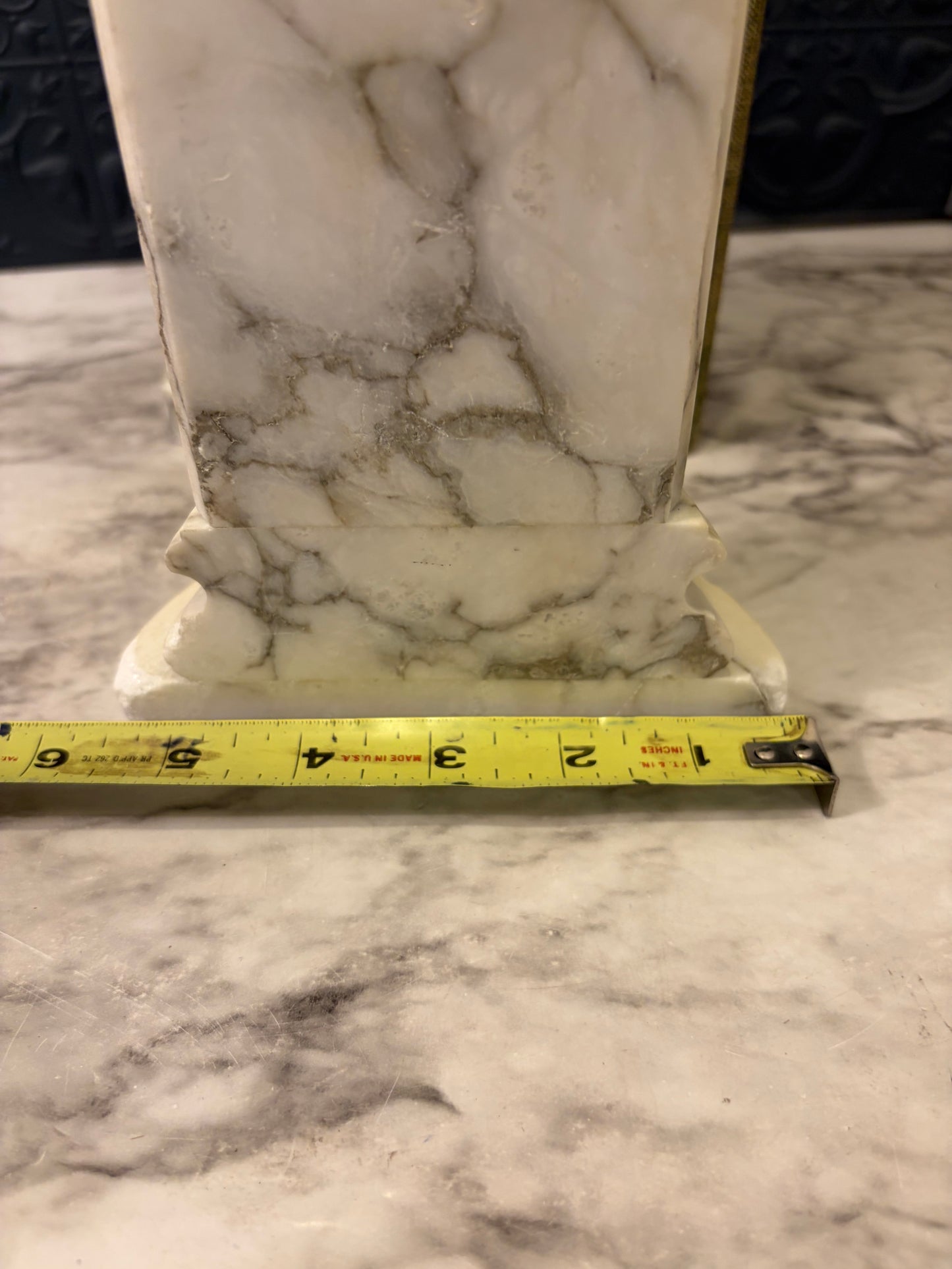 Marble Stone Stone Pillar Bookends