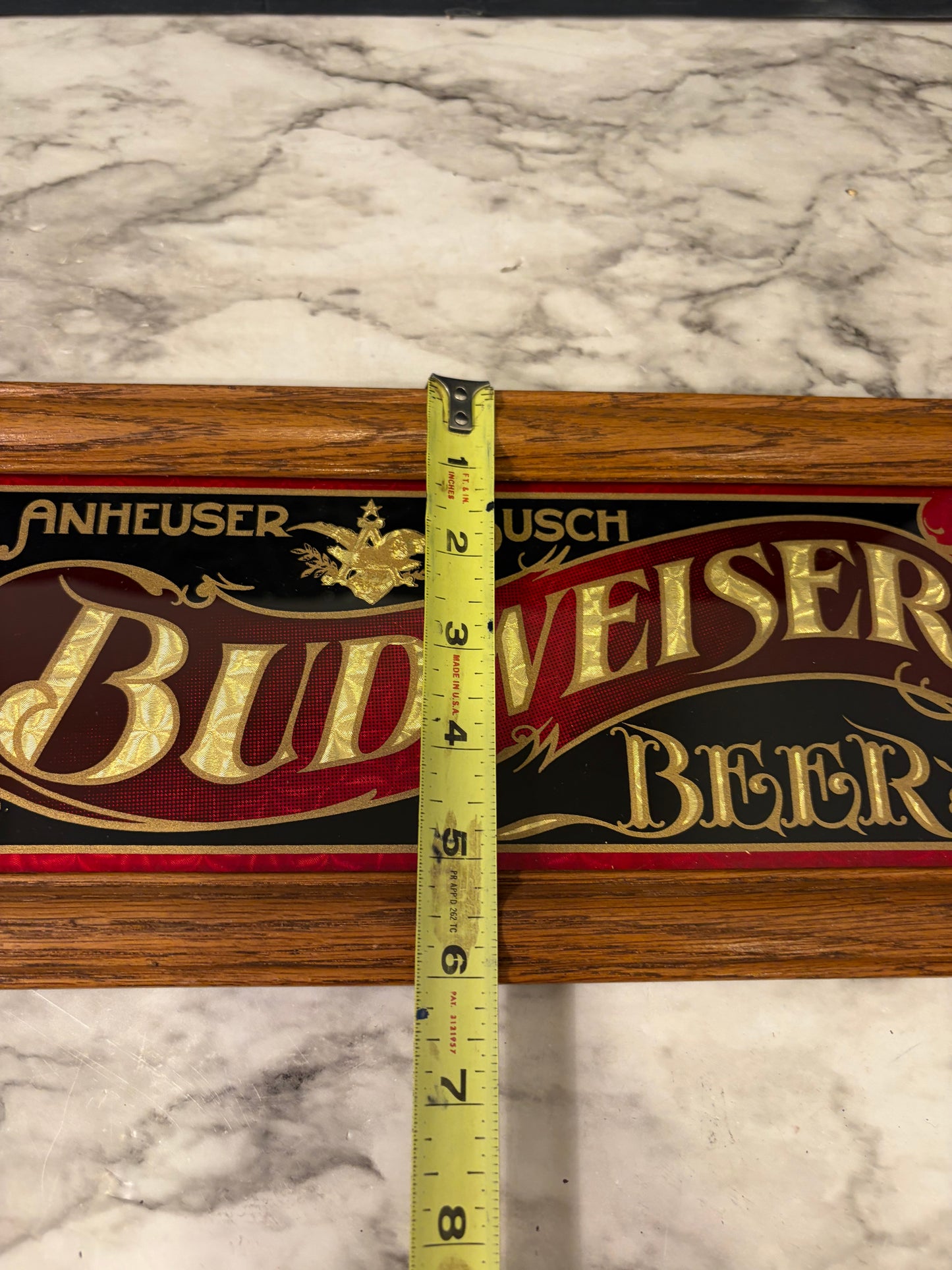 Vintage Budwiser Mirror Wall hanging