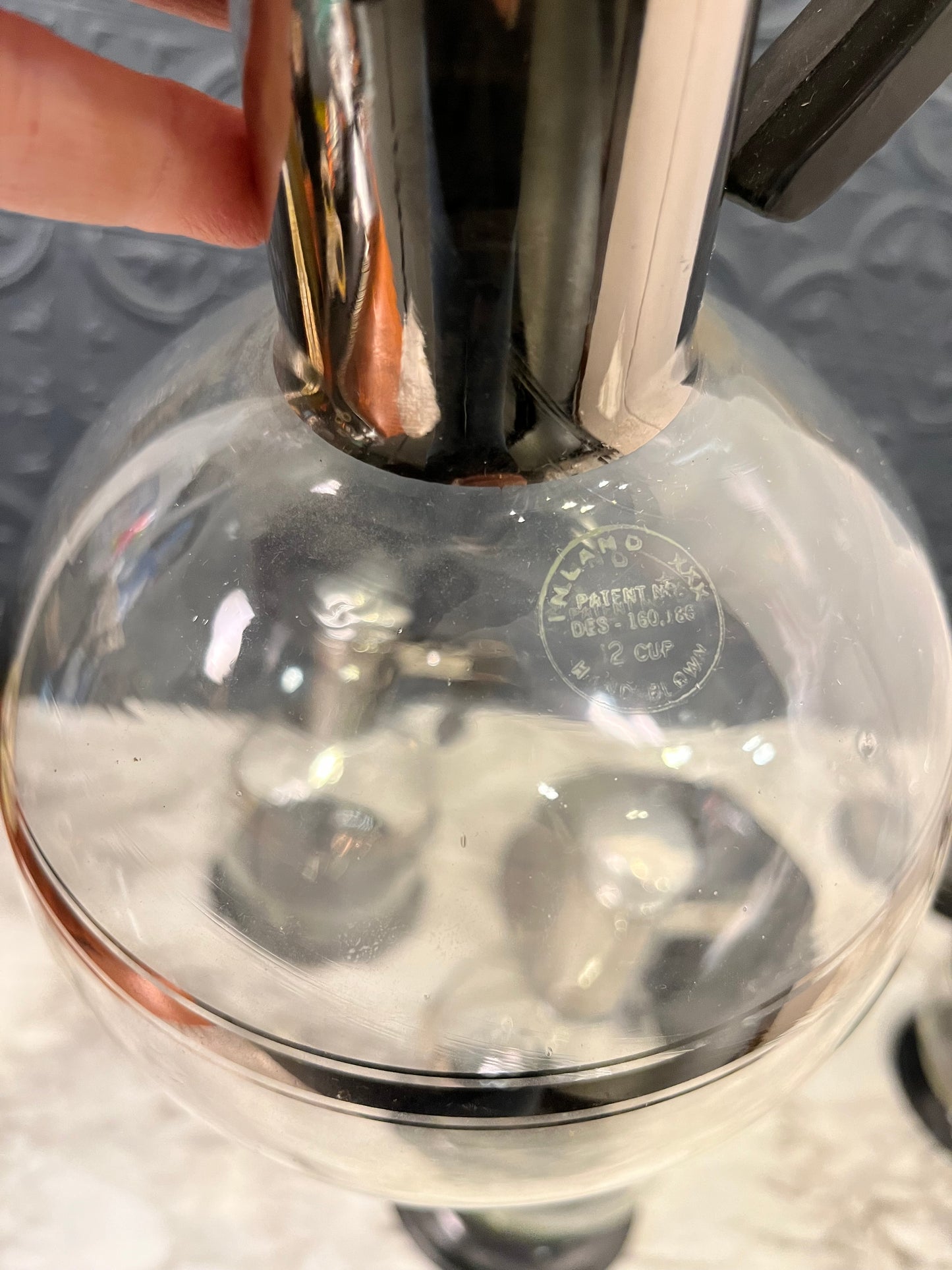 Cara Set Mid Modern Glass Coffee Carafe Set