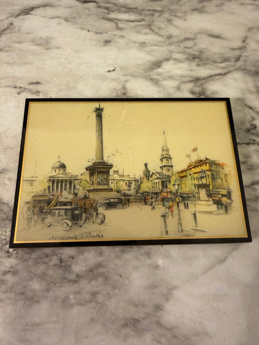 Laminated Picture of Trafalga Square