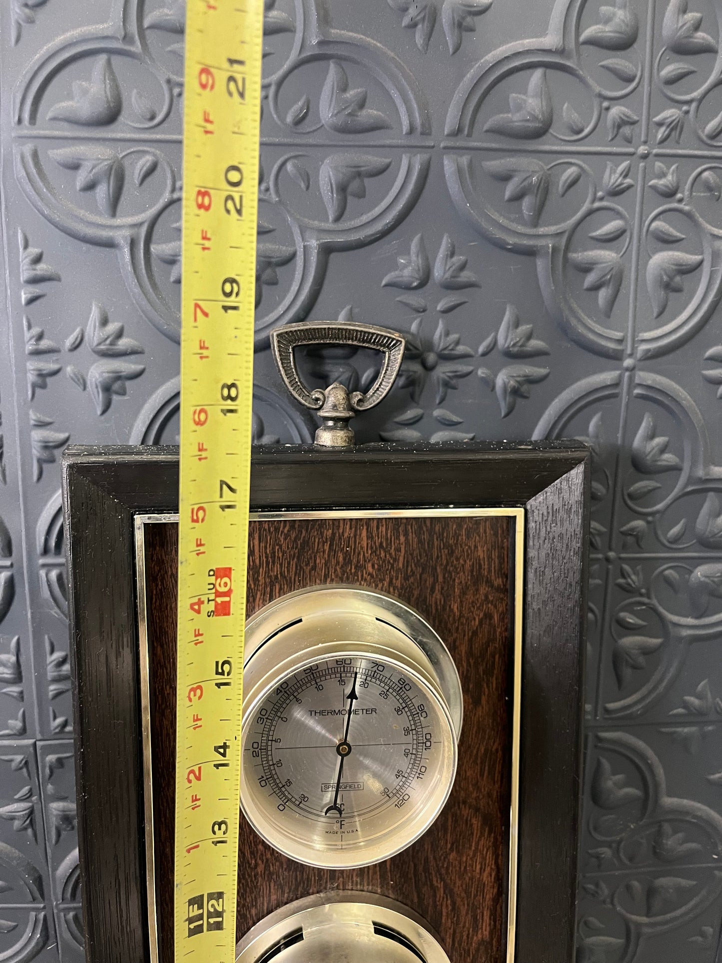 Weather Station by Springfield Faux Wood