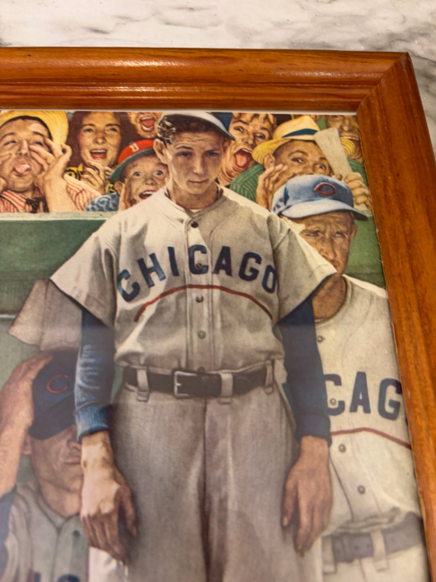 Norman Rockwell Bottom of the Ninth Print