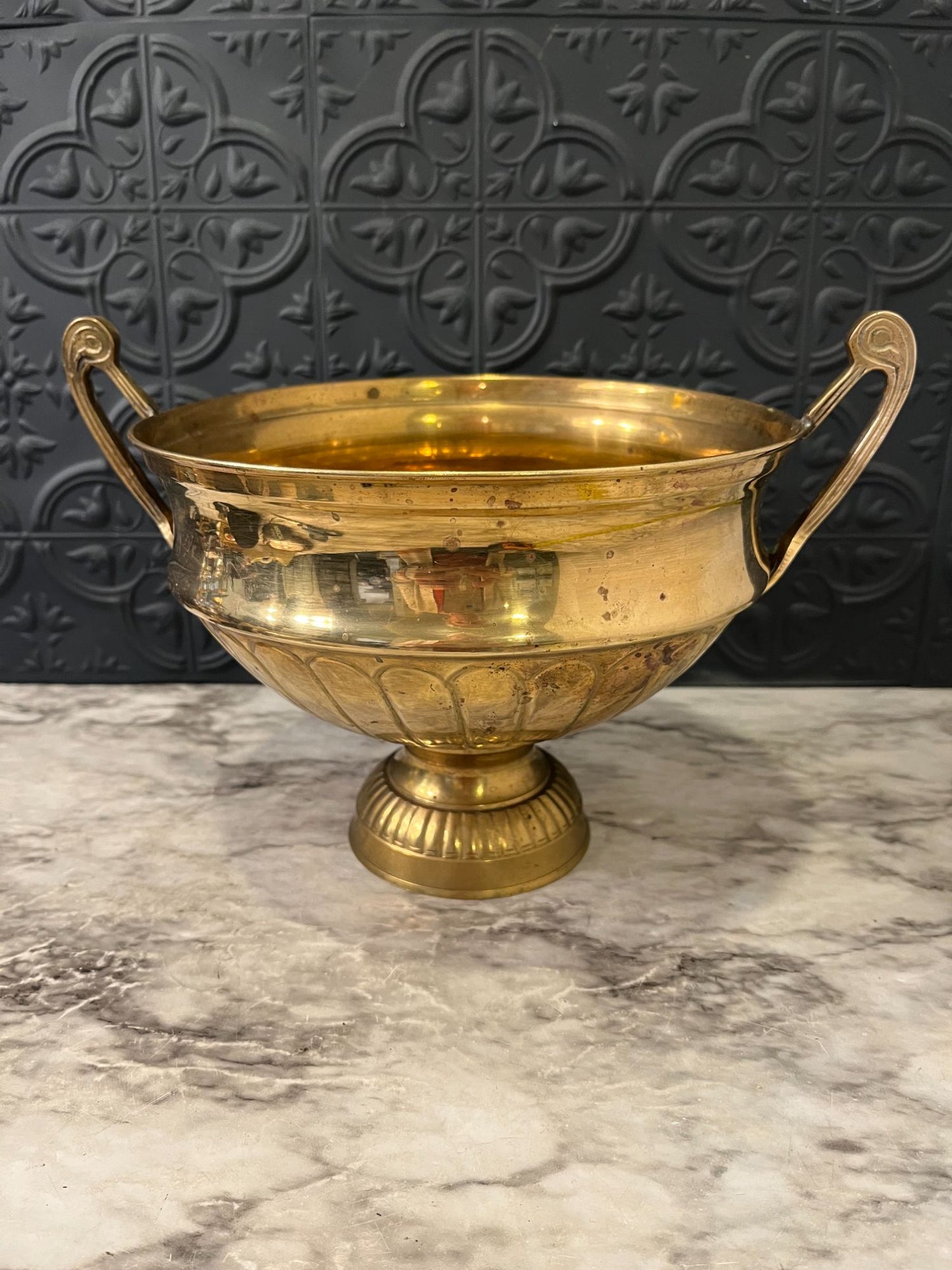 Brass Trophy Planter