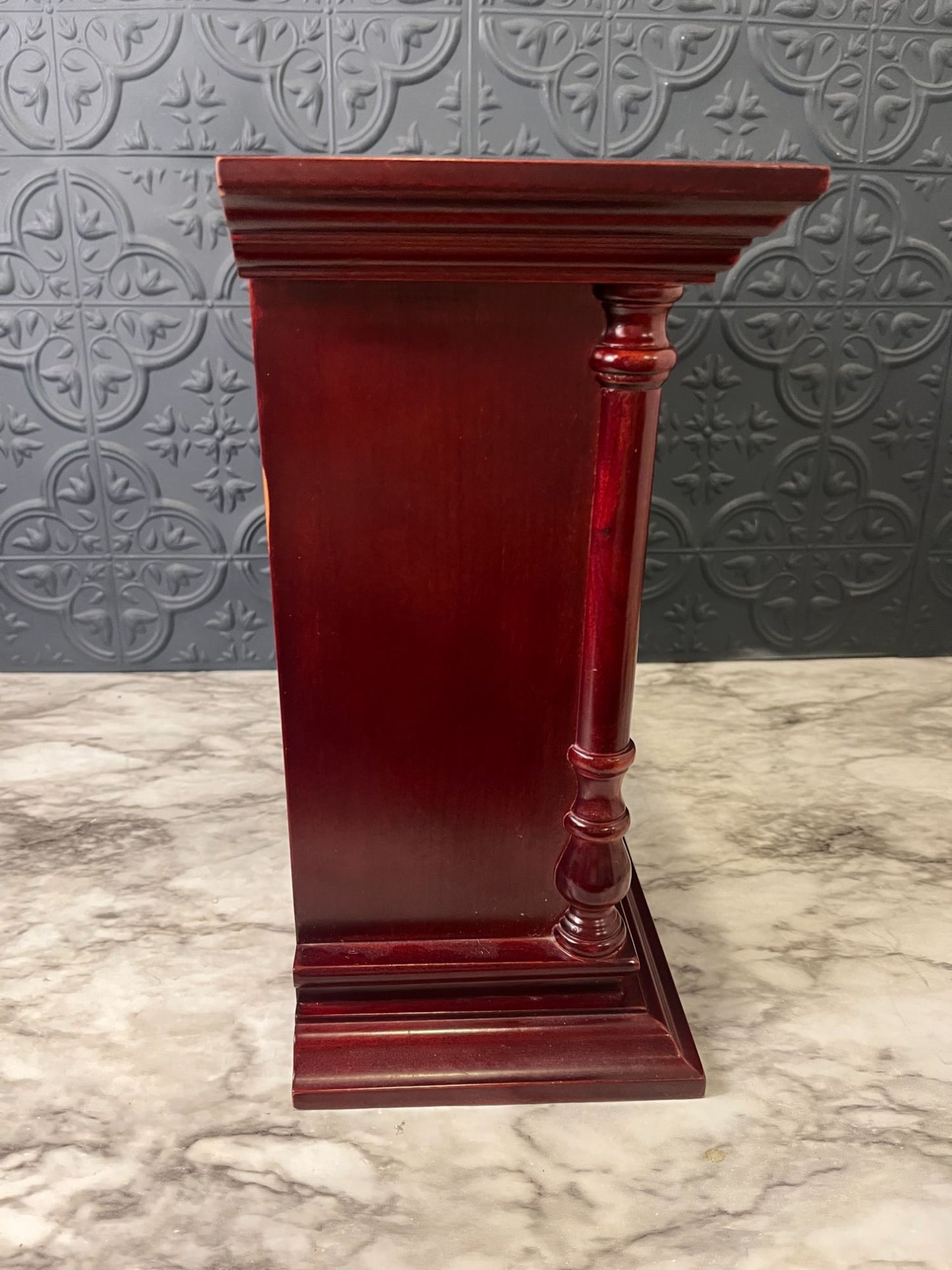 Cherry Wood Mantle Clock