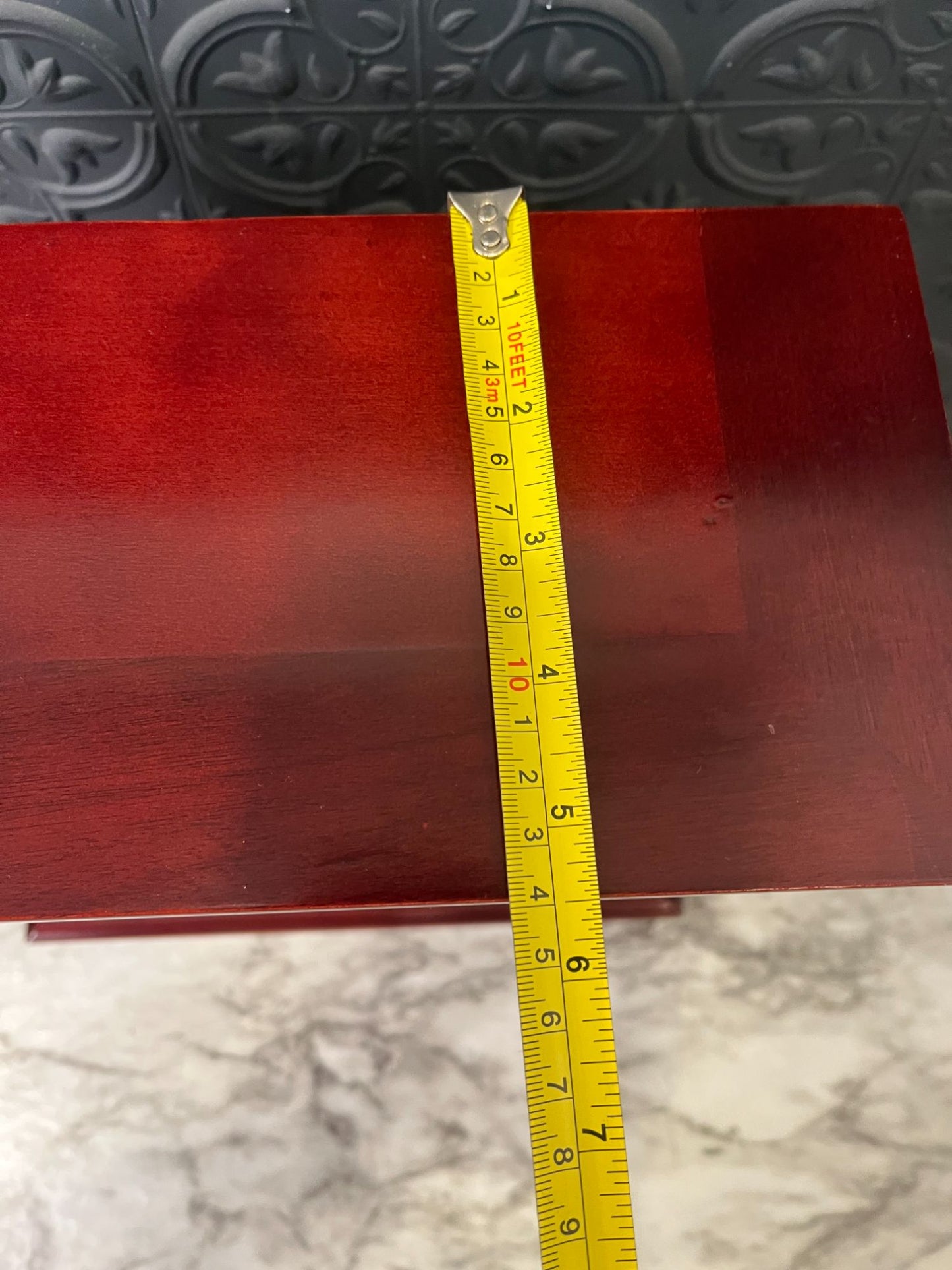 Cherry Wood Mantle Clock