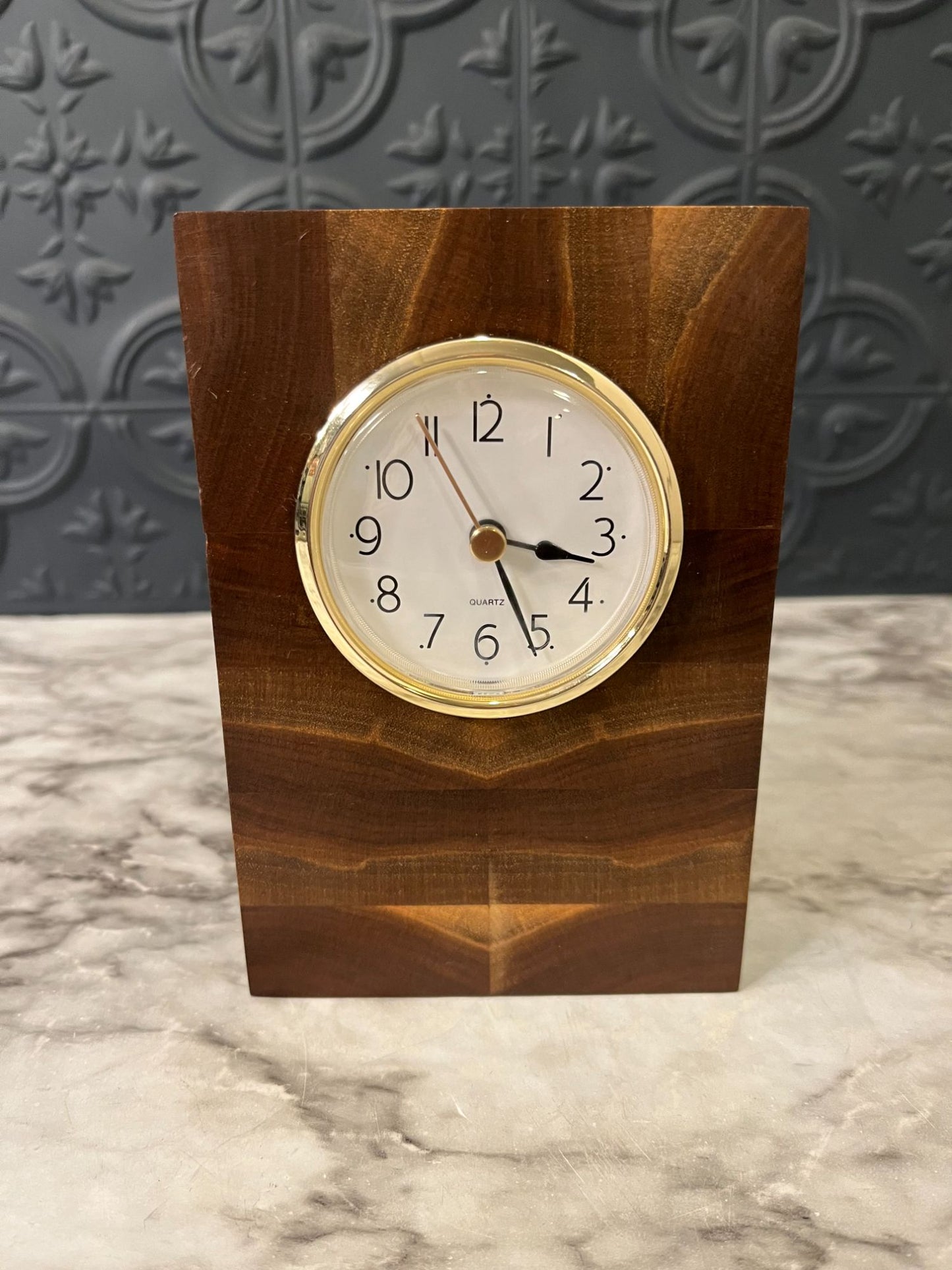 Wood Triangle Clock Dan R Smith