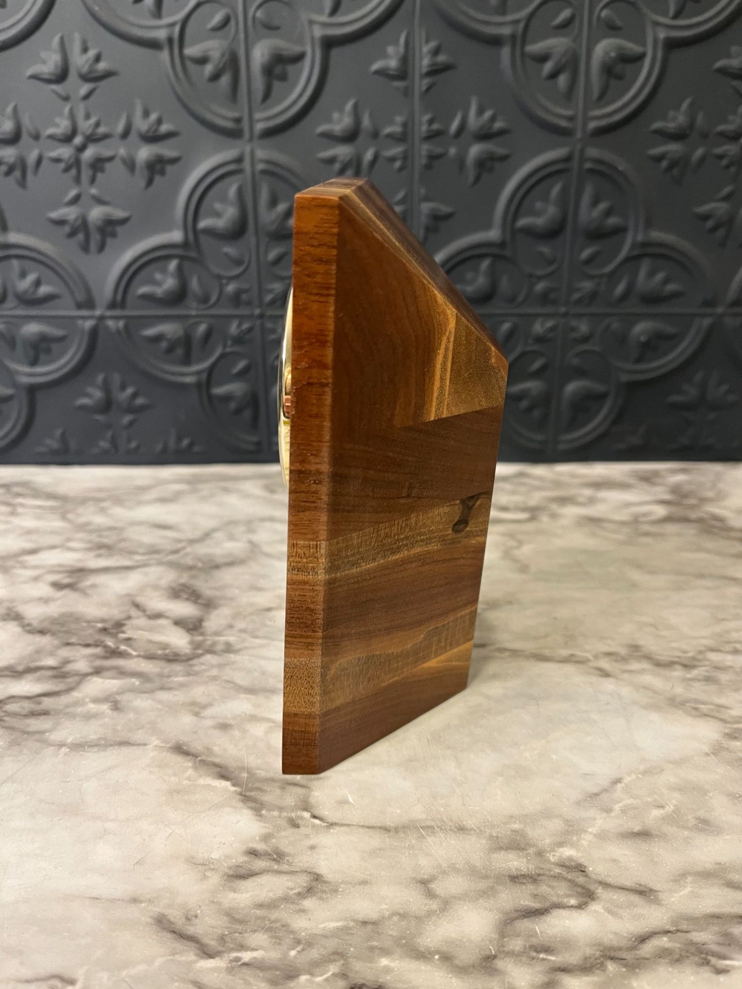 Wood Triangle Clock Dan R Smith