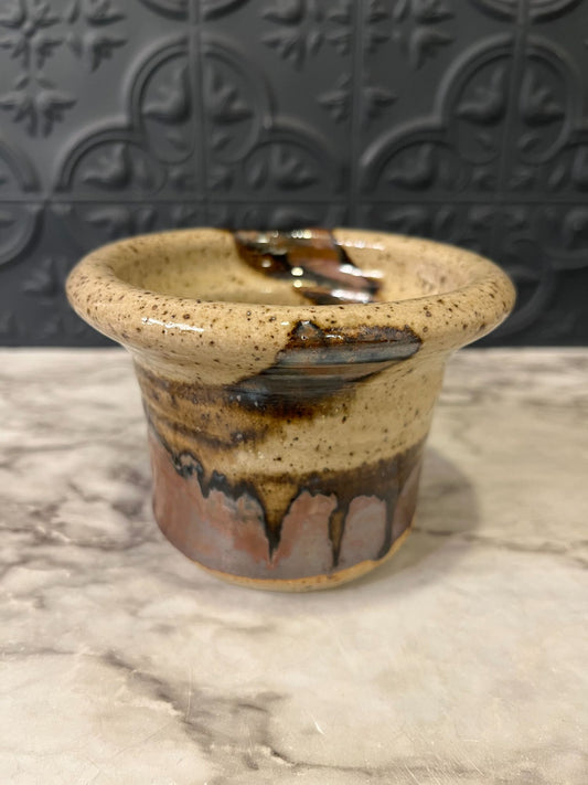 Small Pottery Drip with wide Brim