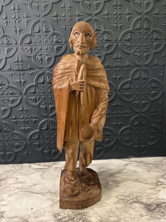 Large Wood Carved Man