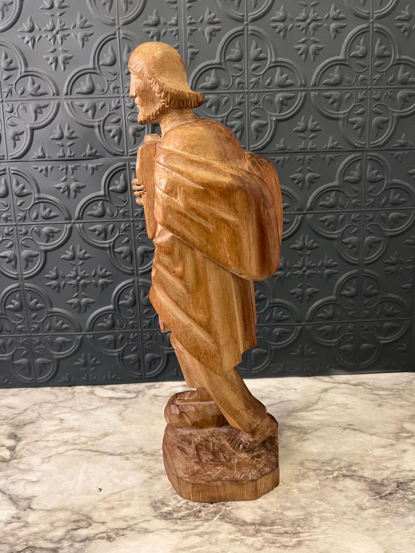 Large Wood Carved Man