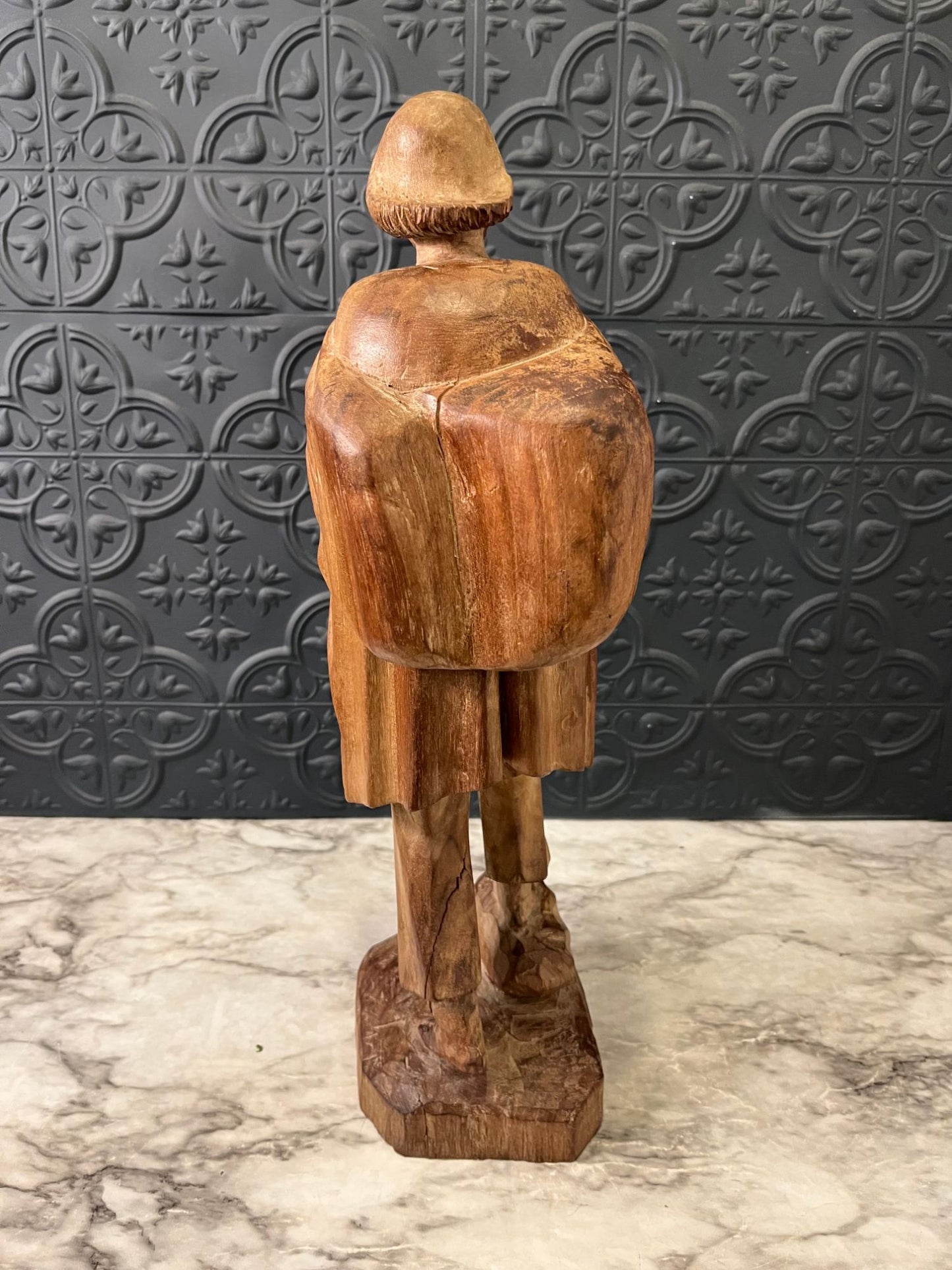 Large Wood Carved Man