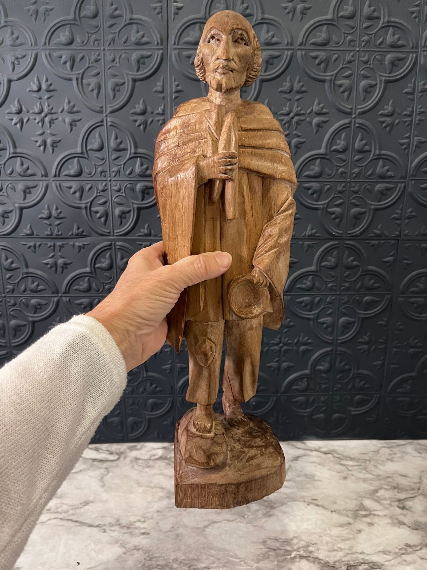 Large Wood Carved Man