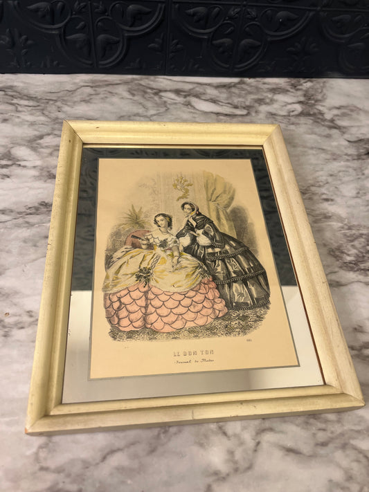 Le Bon Ton print with mirror