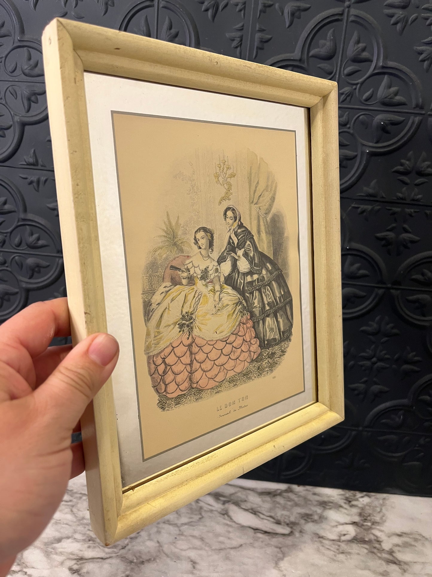Le Bon Ton print with mirror