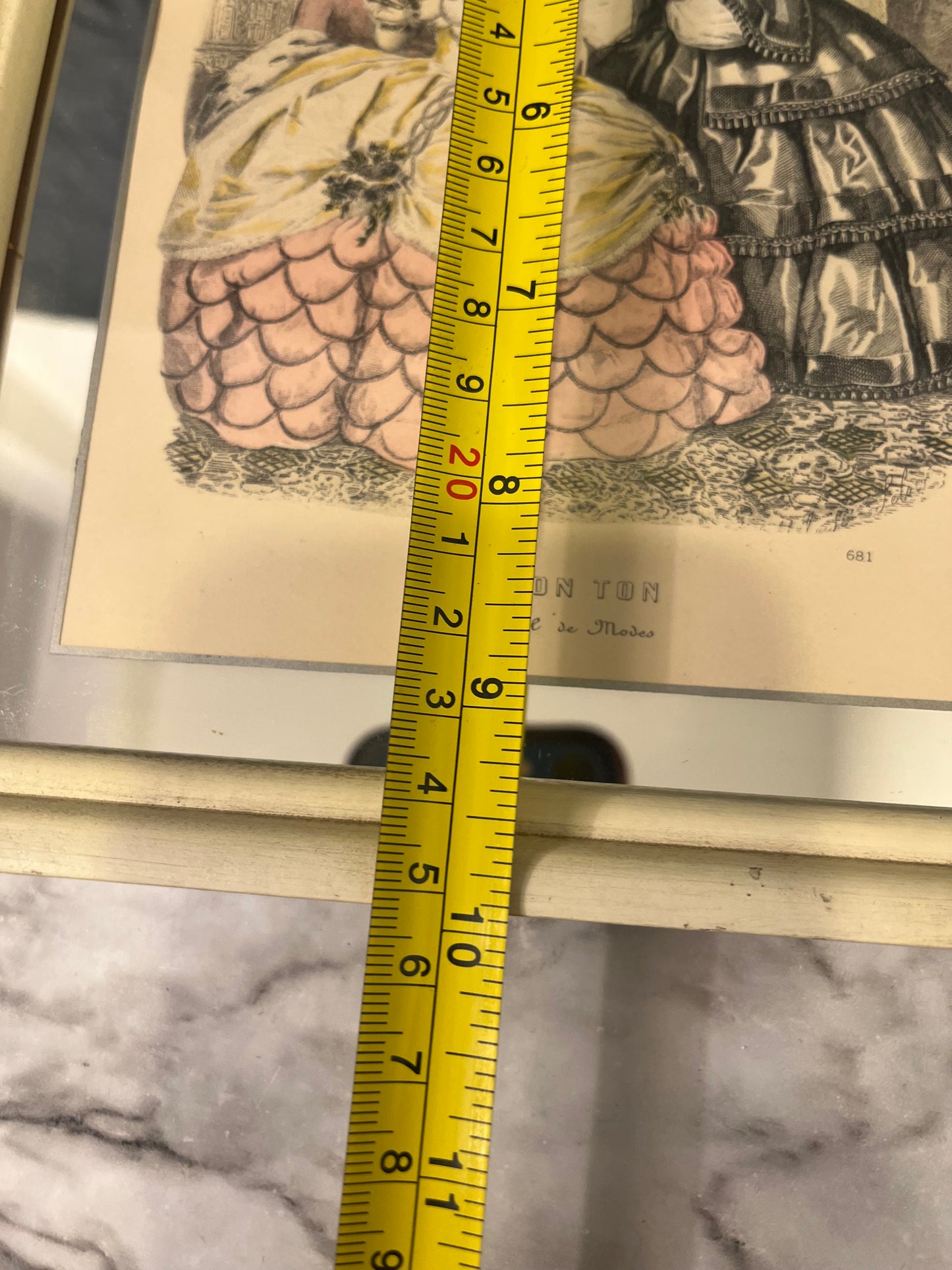 Le Bon Ton print with mirror