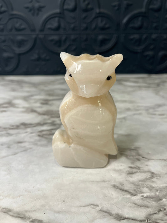 Onyx Carved Owl