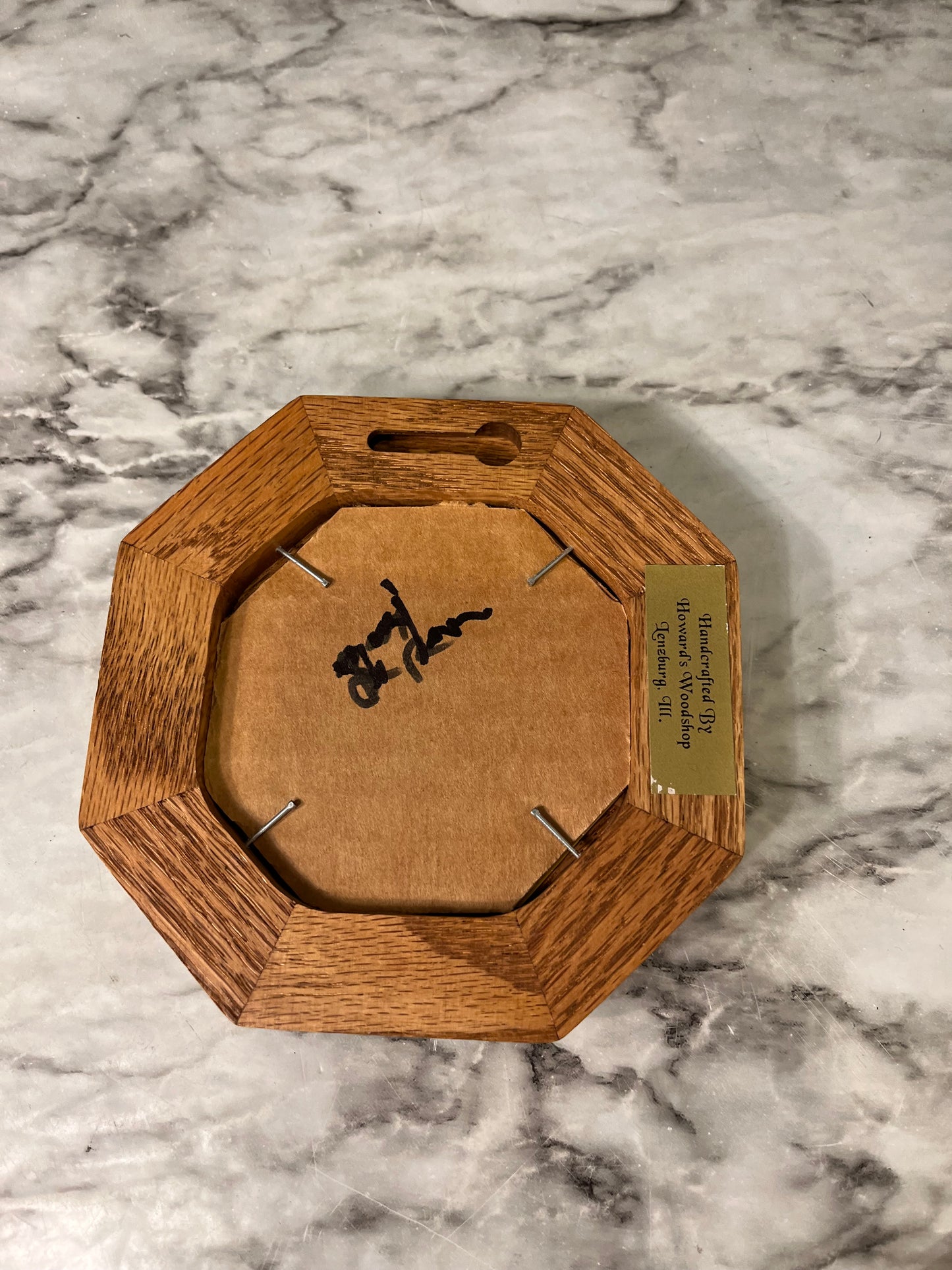 Small Etched Eagle Head
