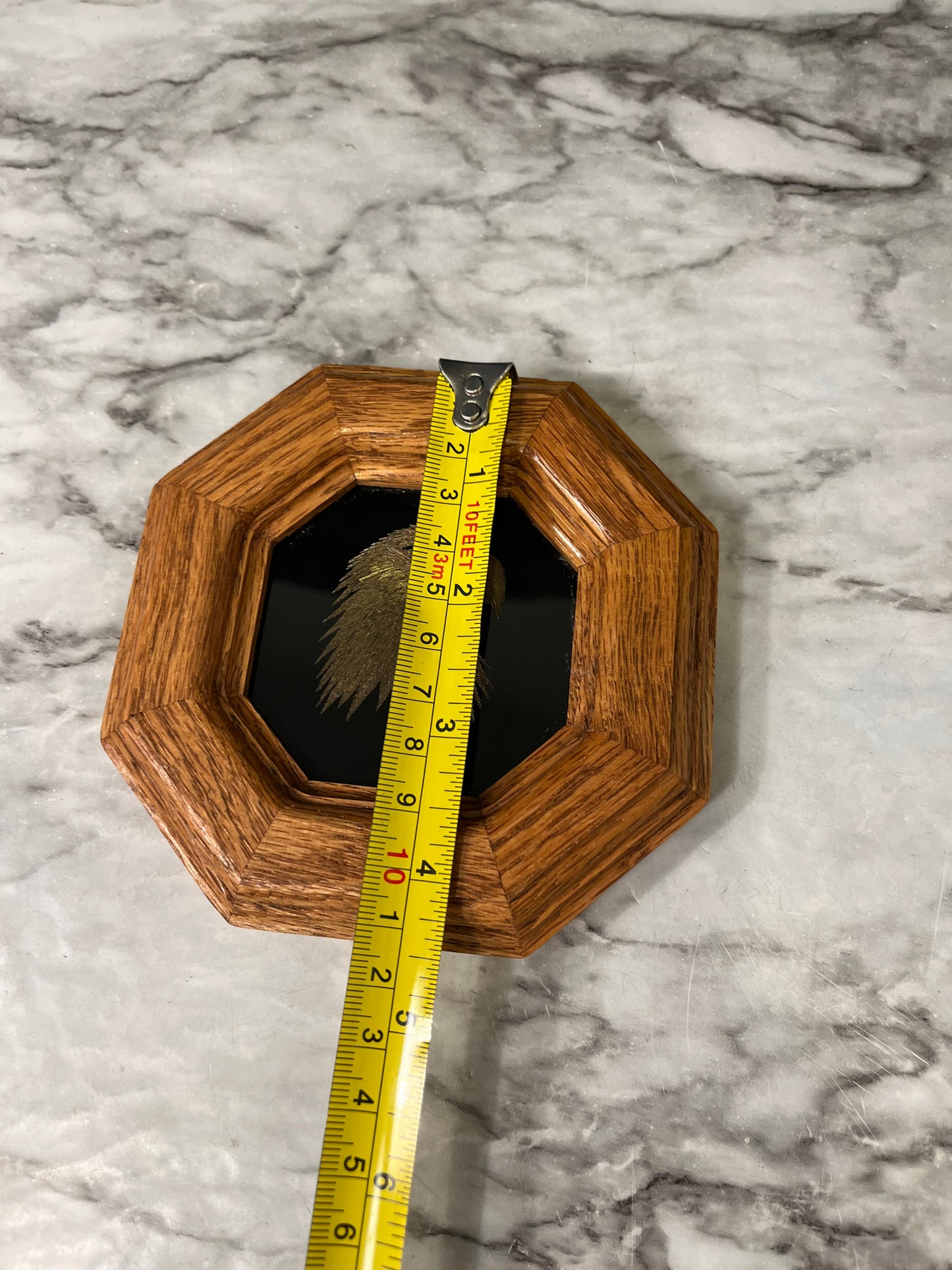 Small Etched Eagle Head