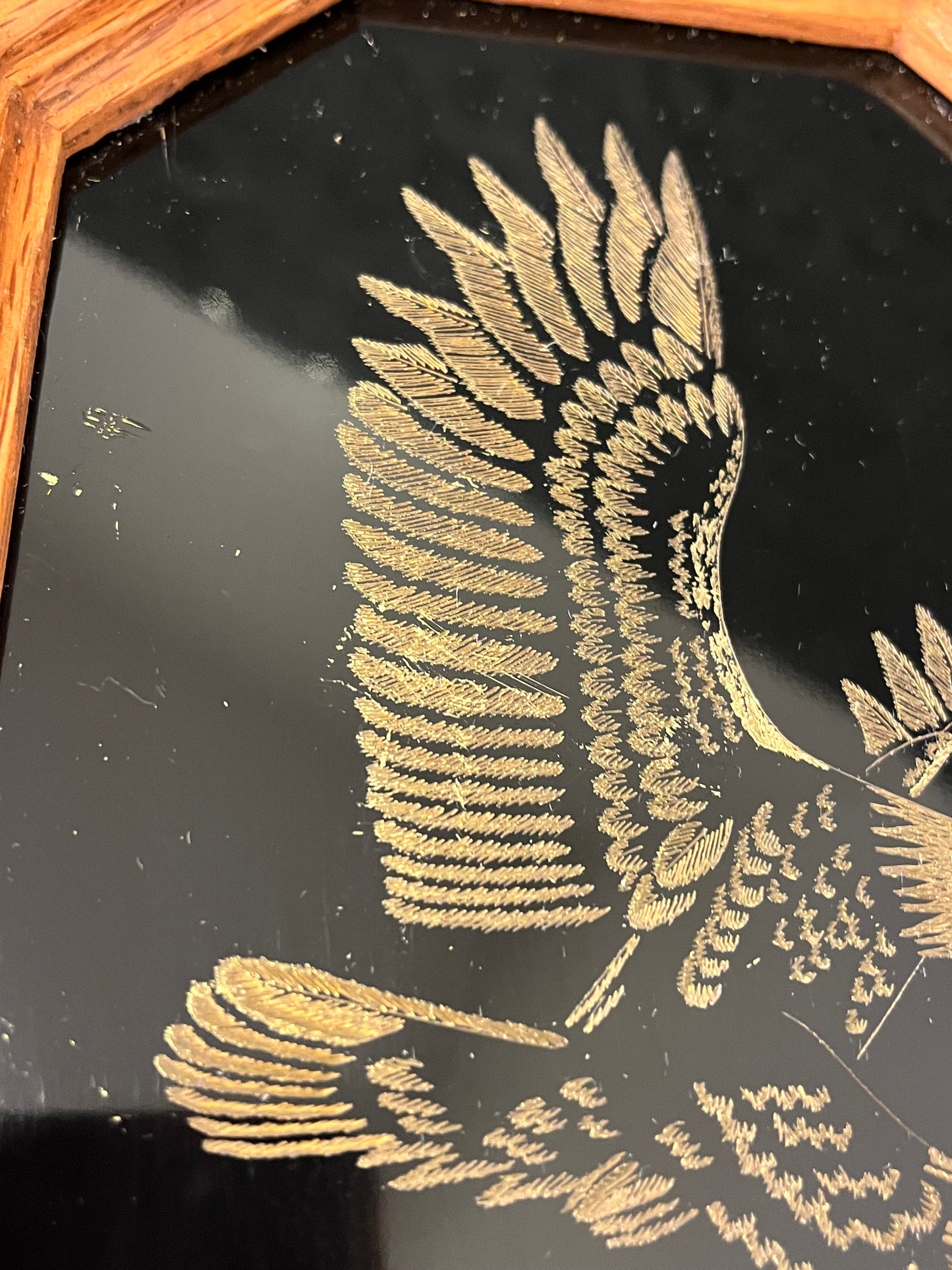Etched Golden Eagle Landing