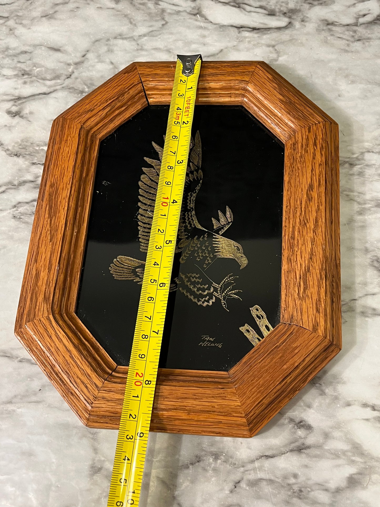 Etched Golden Eagle Landing