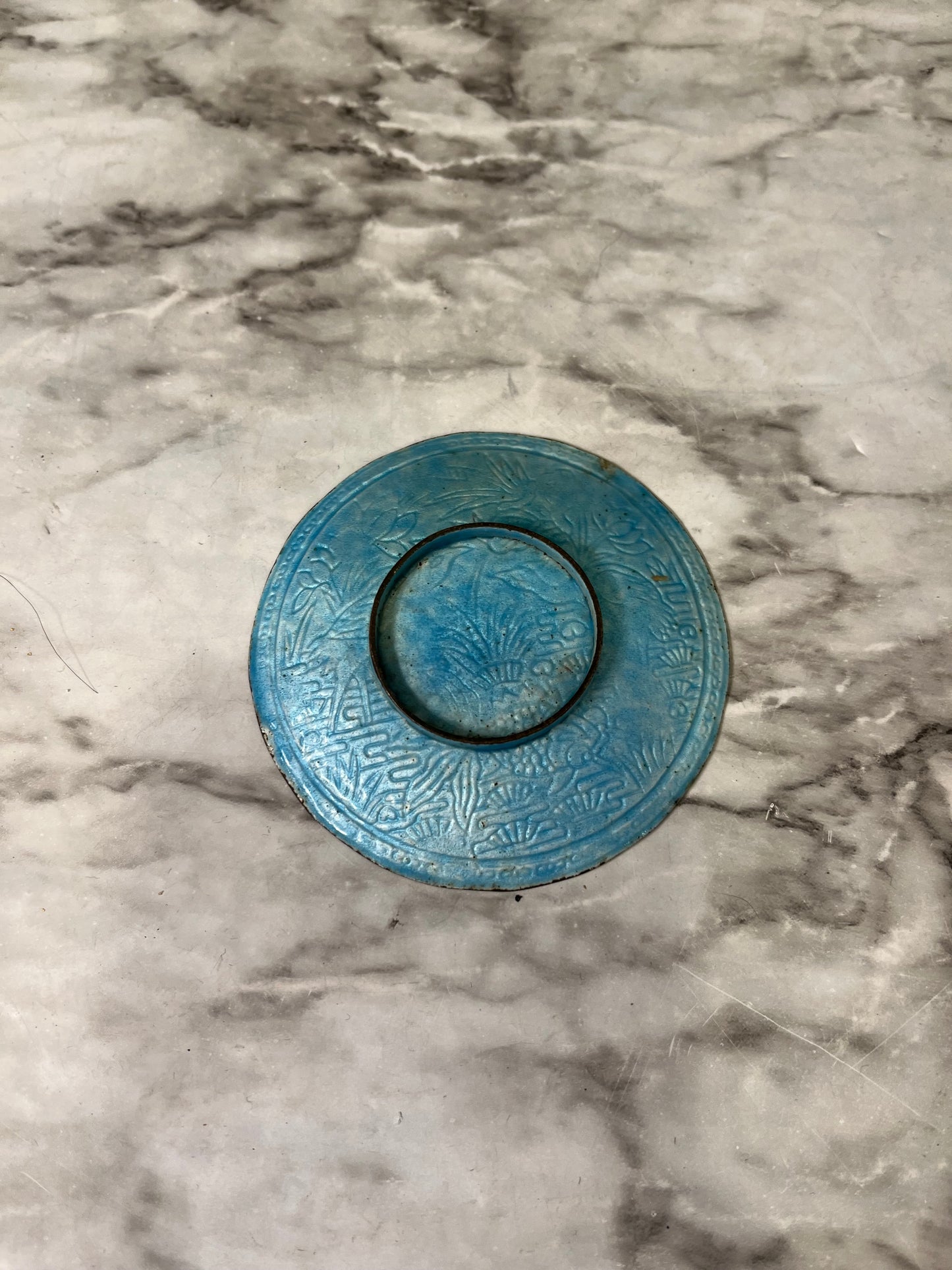 Mini Cloisonne Plate with Water Fowl