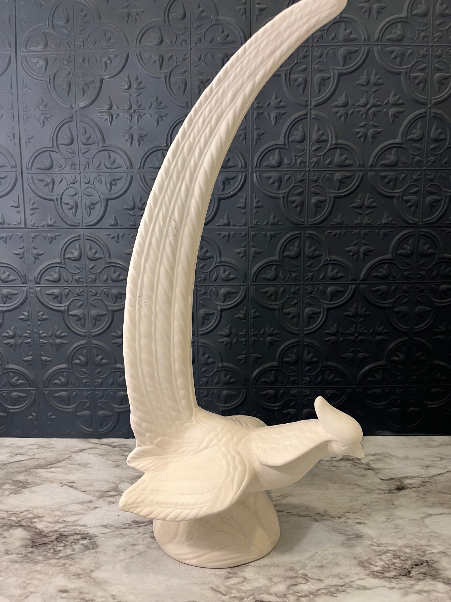 White Plaster Pheasant