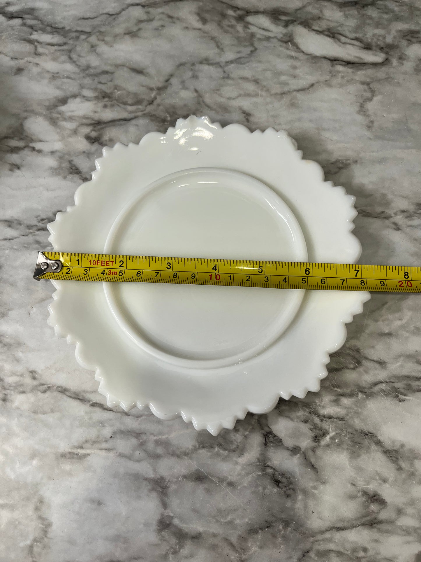 Westmorland Old Quilt Milk Glass Covered Dish