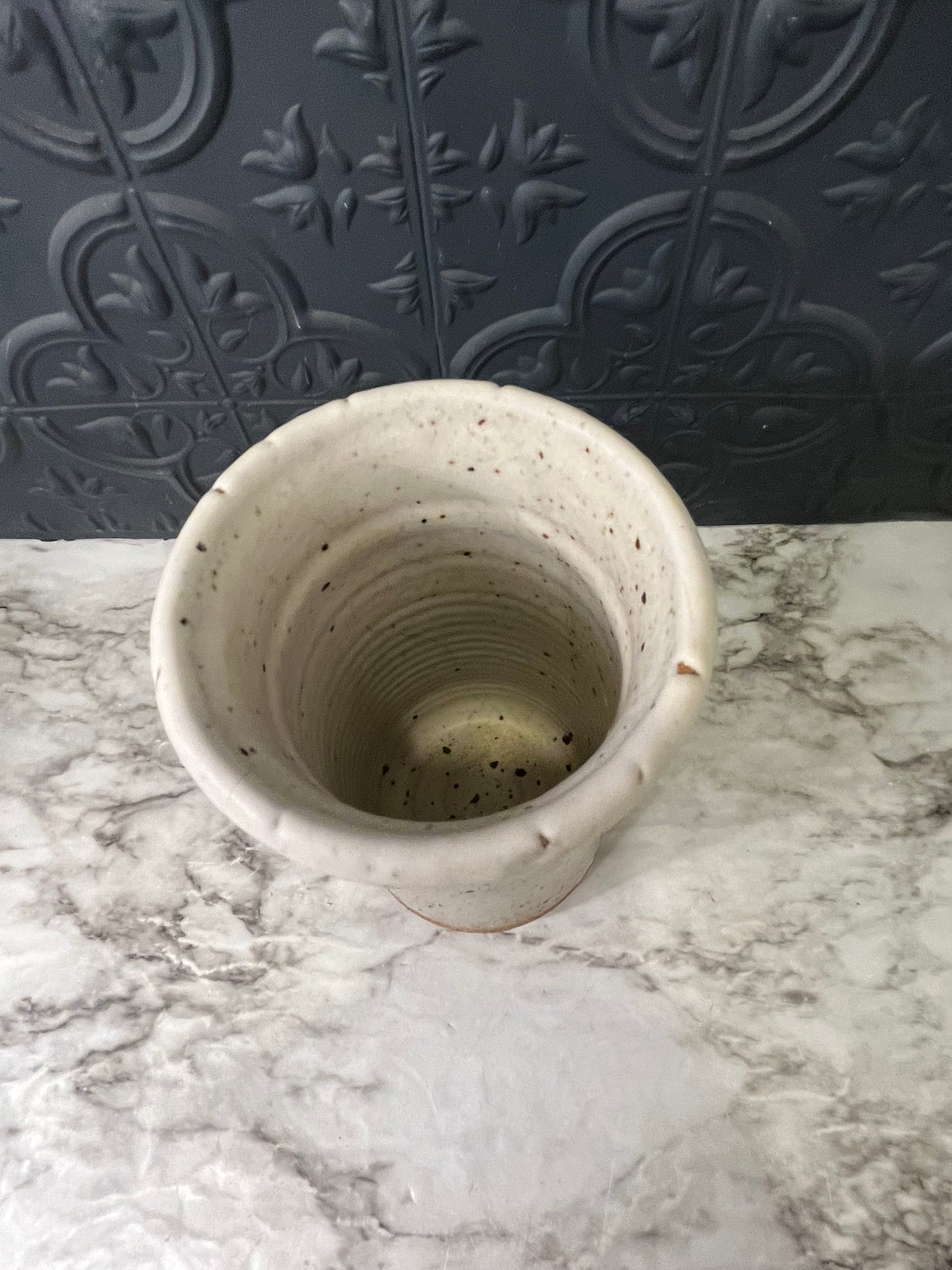 Studio Pottery Speckled Vase
