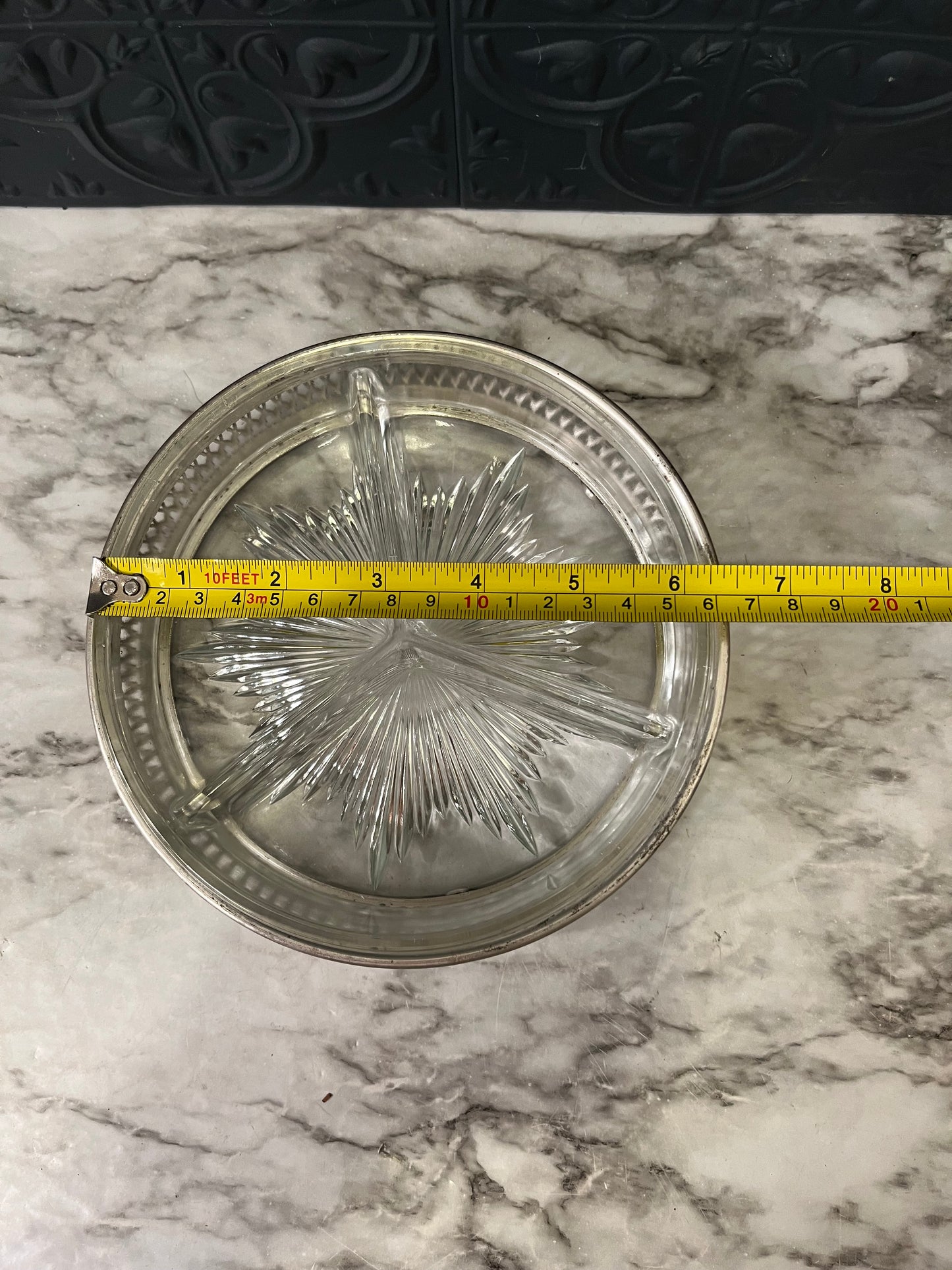 Silver Plated Divided Dish