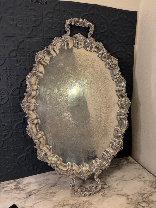 Reed and Barton Silverplated Tray Model 00 6115