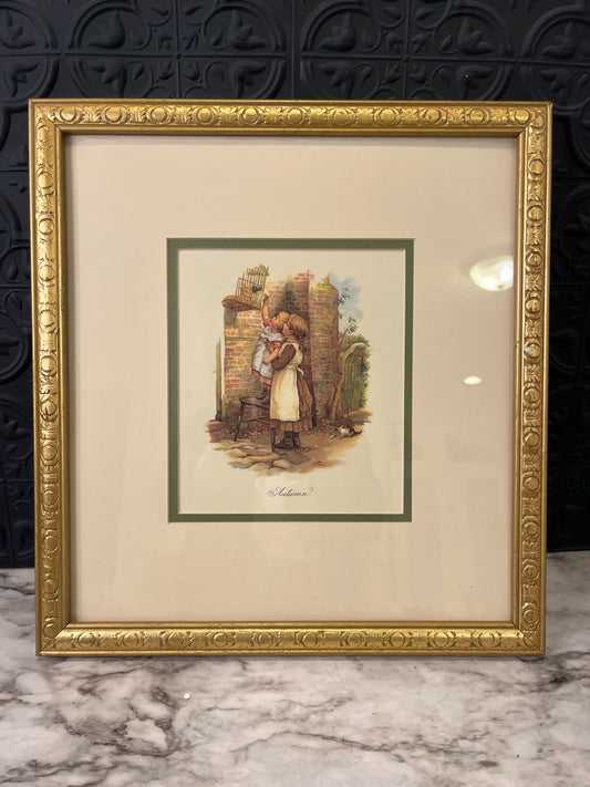 Gold Framed Autumn Print