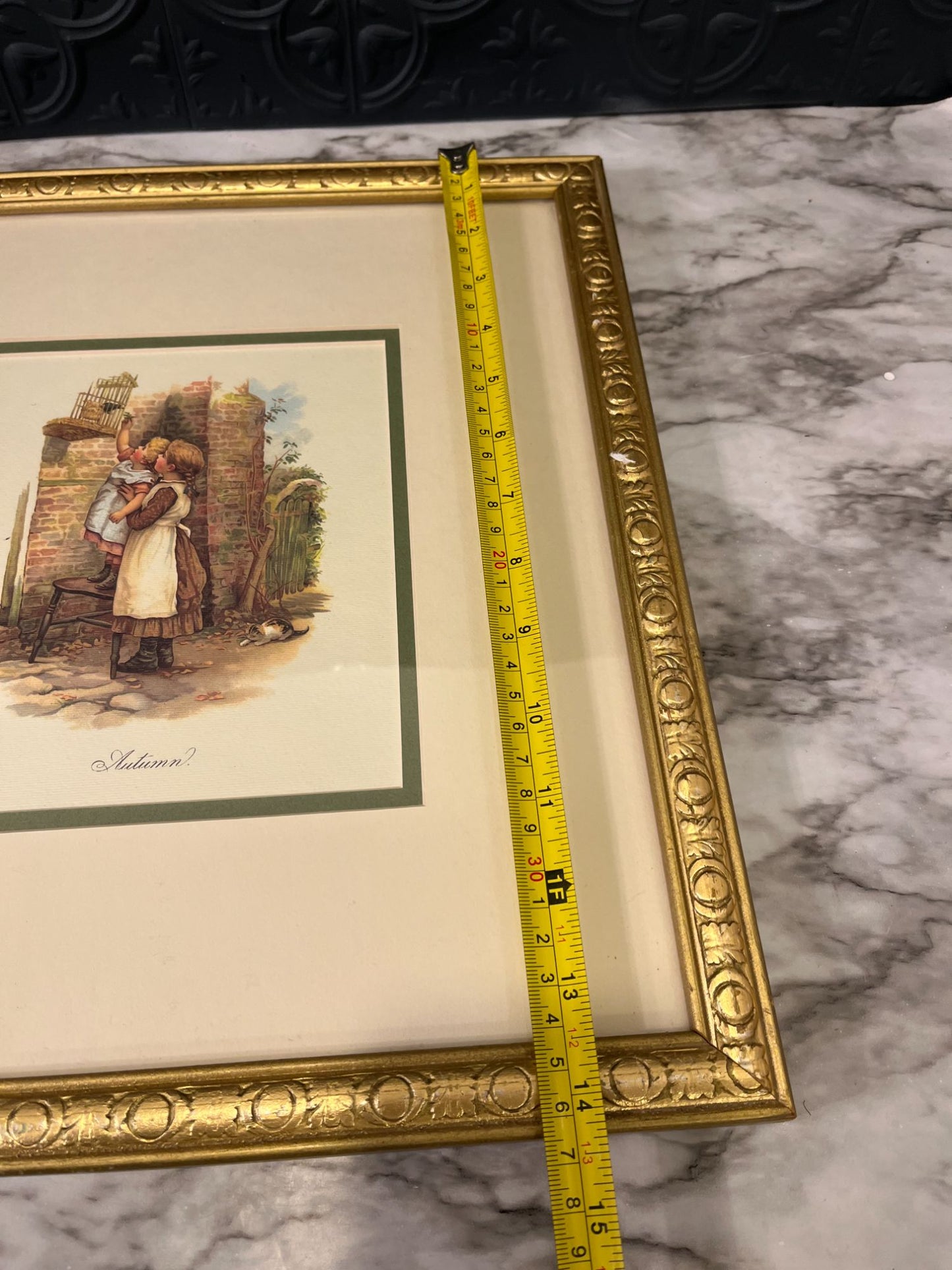 Gold Framed Autumn Print