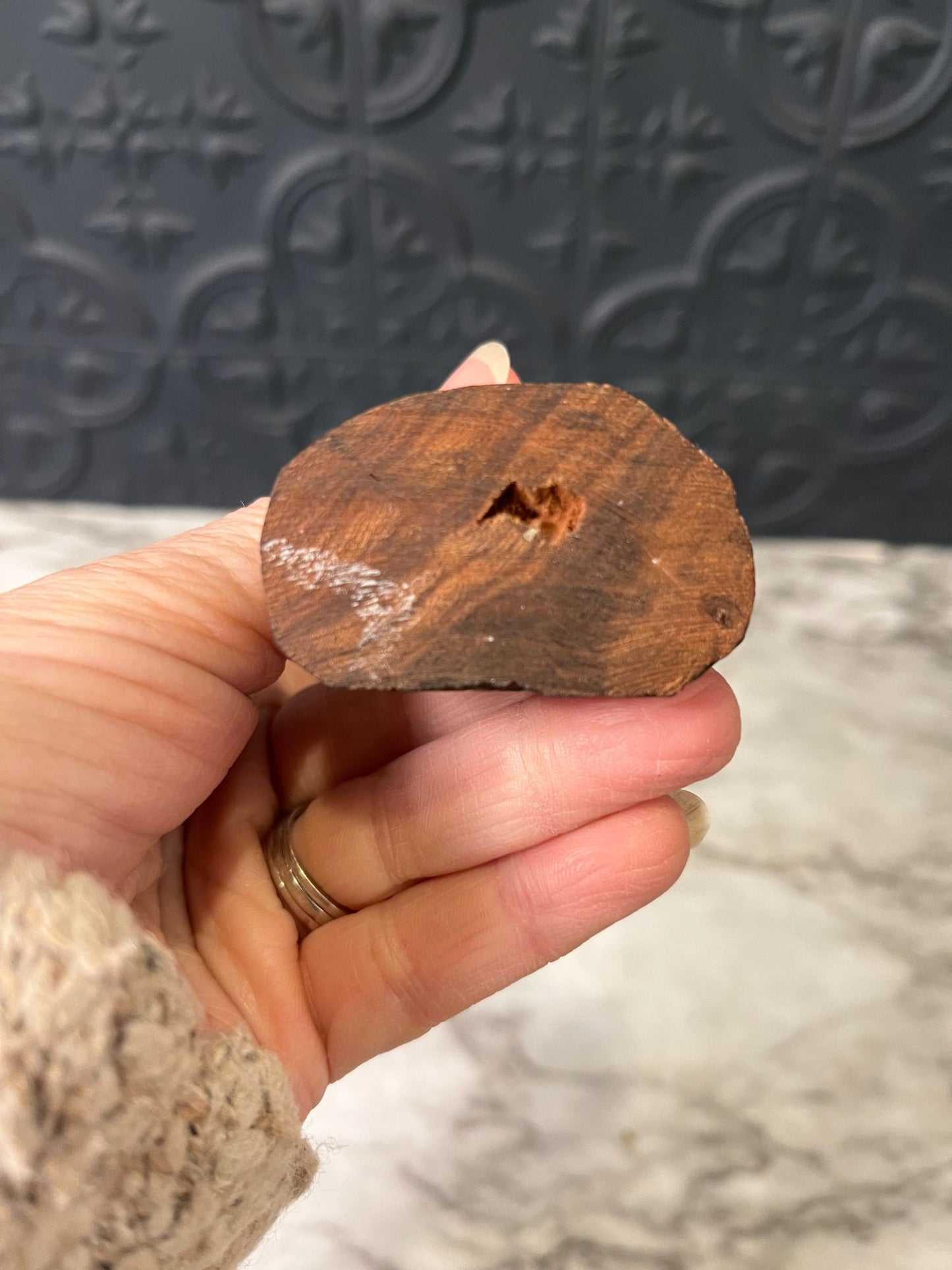 Small Carved Ironwood Cactus