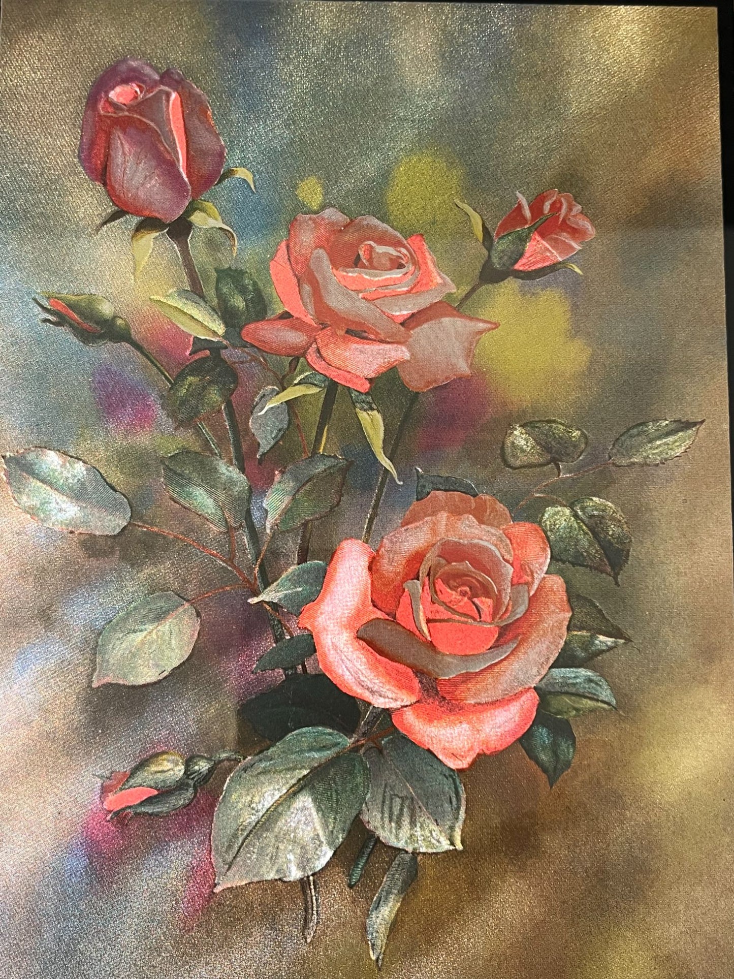 Rose foil picture