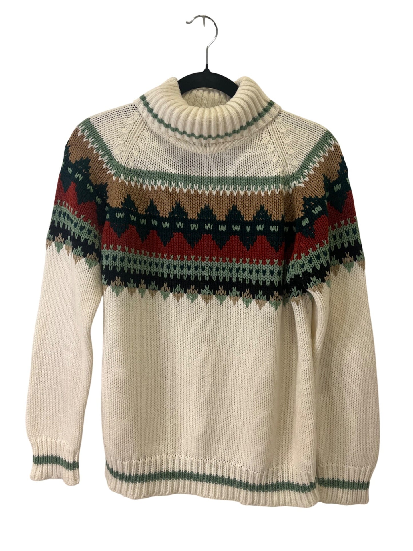 Kimlon Green and blue Nordic style sweater